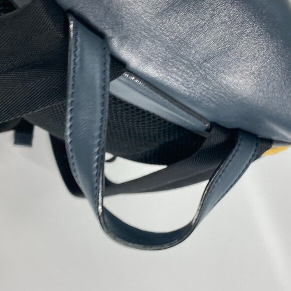 FENDI optical stripe backpack bag Backpack Canvas/Leather - Picture 7 of 10